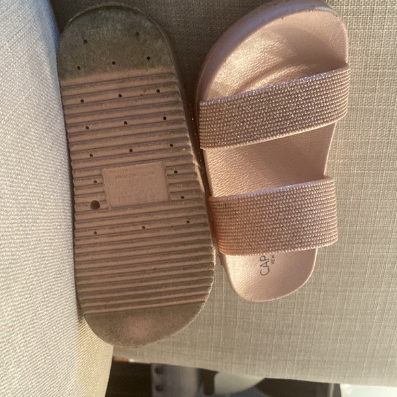 Girls Capelli of New York Sparkly Sandals Slides ✨5 for $25✨Bundle and Save! - Picture 3 of 4
